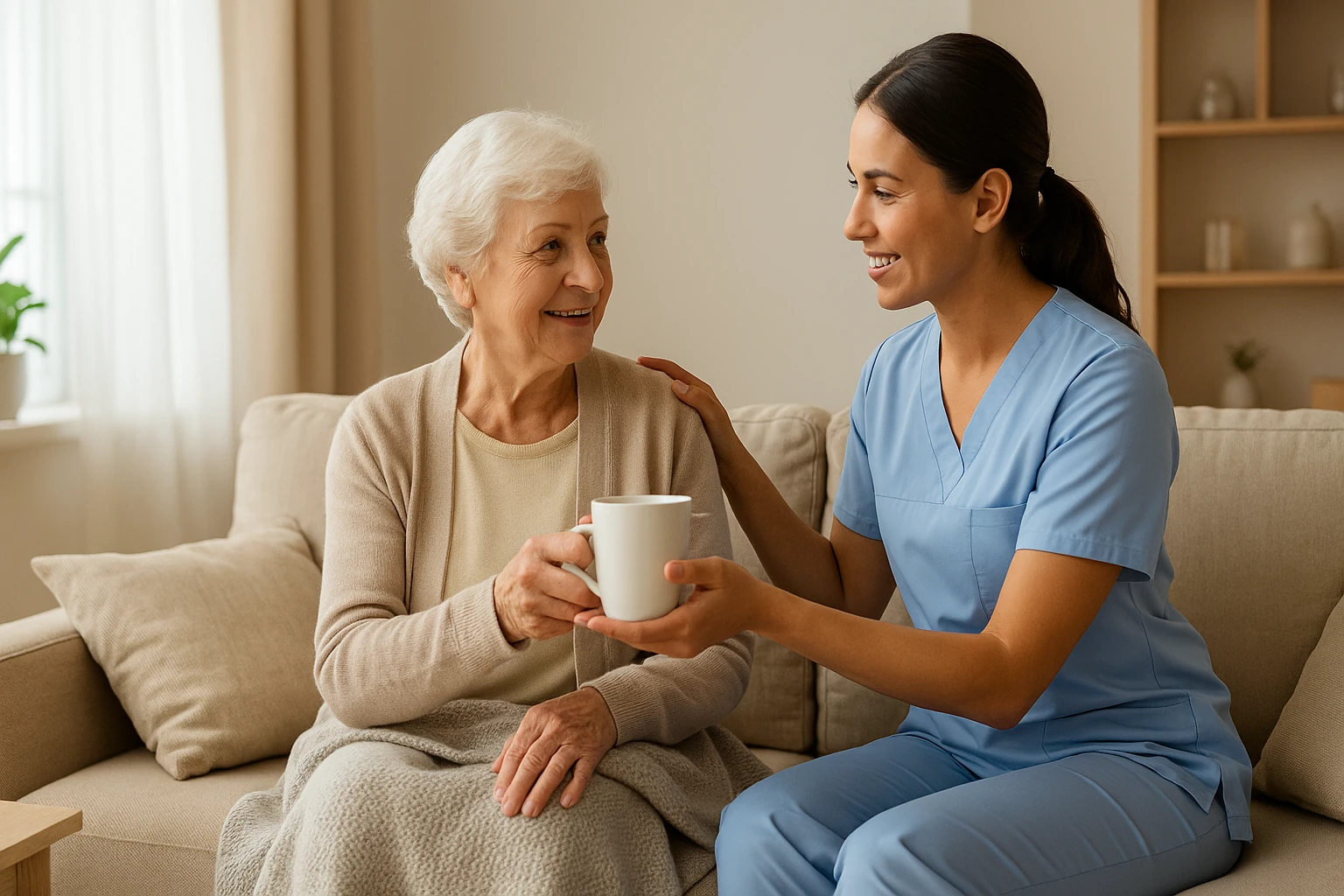 Ilustración de cuidadores